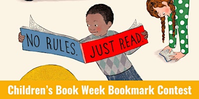 Imagem principal de Children's Book Week Bookmark Design Contest: "No Rules, Just Read"