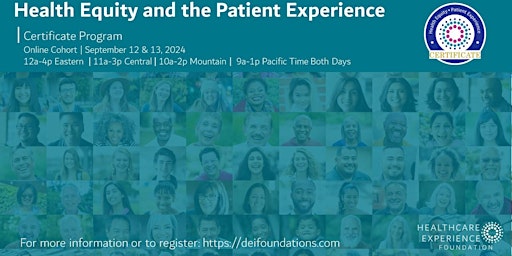 Fall Health Equity and the Patient Experience primary image