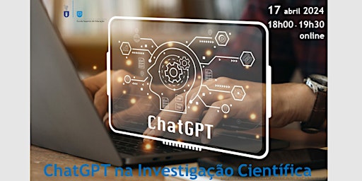 Imagem principal do evento ChatGPT na Investigação Científica