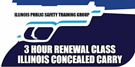 Imagem principal de WEEKNIGHT RENEWAL Illinois Concealed Carry 3 Hour Renewal Class