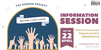 Imagem principal de The Borgen Project: Volunteer Information Session