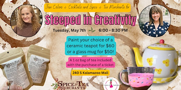 Steeped in Creativity: Tea Infused Painting Experience!