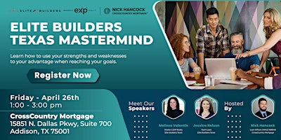 Hauptbild für Elite Builders Texas Mastermind