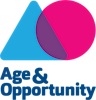 Logotipo da organização Age & Opportunity