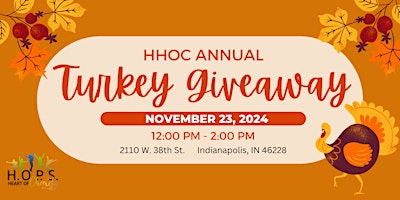 HHOC Annual Turkey Giveaway Day primary image