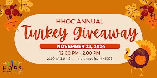 Hauptbild für HHOC Annual Turkey Giveaway Day