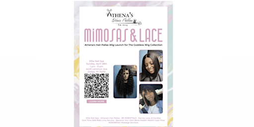 Primaire afbeelding van Mimosas & Lace - Athena's Hair Pallas Wig Launch for The Goddess Wig Collection