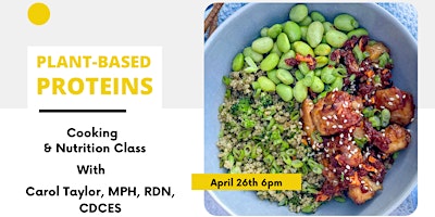 Primaire afbeelding van Plant-Based Protein Cooking & Nutrition Class