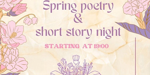 Primaire afbeelding van spring poetry and short story night