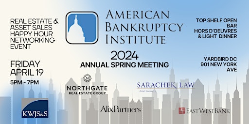 ABI ASM Conference Happy Hour & Networking Event | Real Estate and Asset Sales primary image