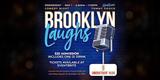 Primaire afbeelding van BROOKLYN LAUGHS COMEDY NIGHT