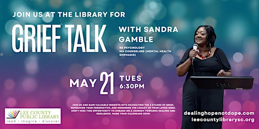 Imagen principal de Grief Talk with Sandra Gamble