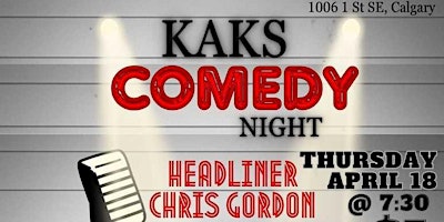 Hauptbild für Kaks Comedy Night- April 18 2024