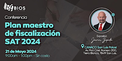 Plan Maestro de Fiscalización SAT 2024 (SLP) primary image