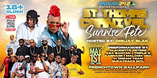 Image principale de St. Thomas Carnival Sunrise Fete