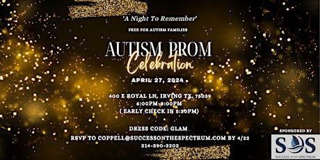 FREE Autism Prom Celebration