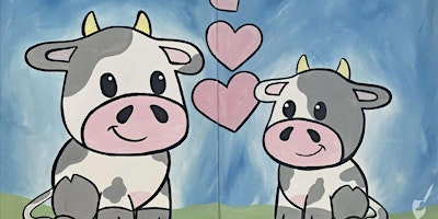 Imagem principal do evento Udderly Sweet - Family Fun - Paint and Sip by Classpop!™
