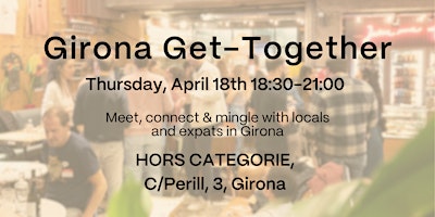 Imagem principal do evento Girona Get-Together for locals and expats
