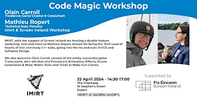 Imagem principal do evento IMIRT Workshop: Code Magic