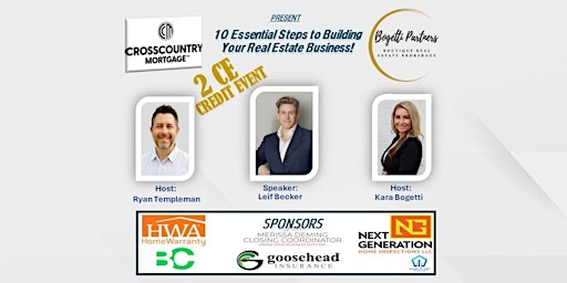 Primaire afbeelding van 10 Steps to Building Your Real Estate Business