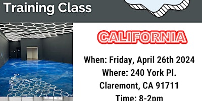 Imagem principal do evento CALIFORNIA- METALLIC EPOXY 1-DAY CLASS