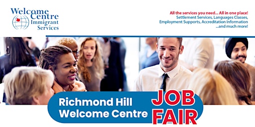 Imagem principal do evento Richmond Hill Welcome Centre Job Fair