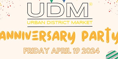 Primaire afbeelding van UDM 1st Anniversary Party
