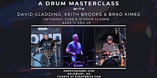 Imagen principal de DRUM MASTERCLASS @ AMP Studio