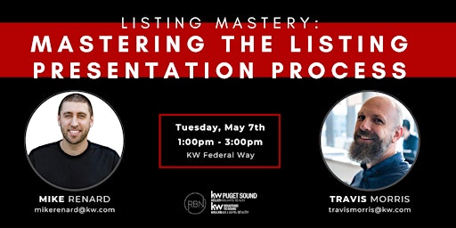 Imagem principal do evento Listing Mastery: Mastering the Listing Presentation Process