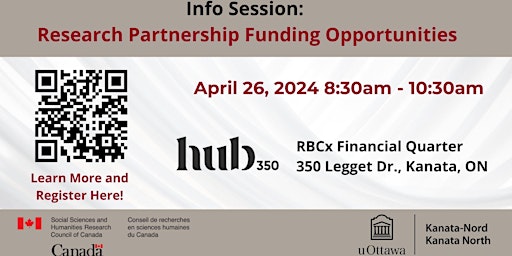 Image principale de Info Session: Research Partnership Funding Opportunities