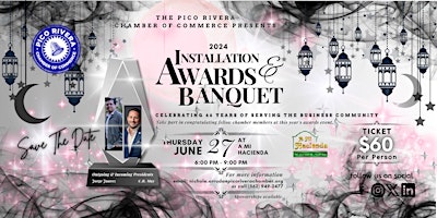 Imagen principal de 2024 Installation & Awards Banquet