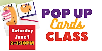 Imagem principal do evento Kids Class:  Pop Up Cards