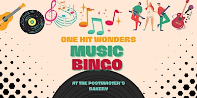 One Hit Wonders Music Bingo primary image