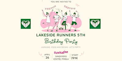 Hauptbild für Lakeside Runners 5th Birthday Party!