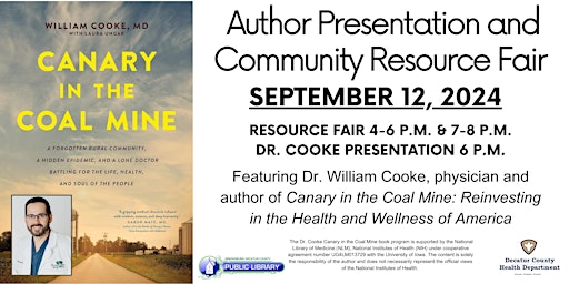 Hauptbild für Dr. Cooke Author Presentation and Resource Fair