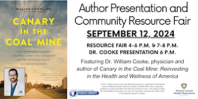 Image principale de Dr. Cooke Author Presentation and Resource Fair