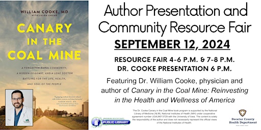 Dr. Cooke Author Presentation and Resource Fair primary image