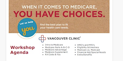 Imagem principal do evento The Vancouver Clinic Medicare Workshop at Vancouver Plaza