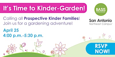 Imagem principal do evento Kinder-GARDENING With Prospective Kinder Families