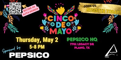 Imagen principal de Cinco de Mayo with ALPFA Dallas & PepsiCo