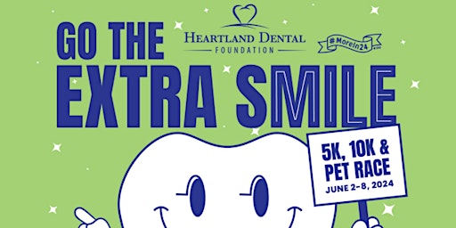 Imagem principal do evento Go the Extra SMILE Heartland Dental Foundation 5k/10k and Pet Race