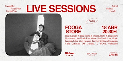 Imagen principal de FoogaPlan Live Sessions x Anibal