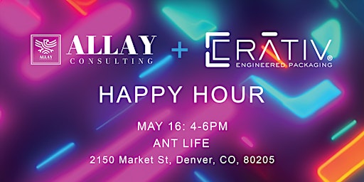 Imagem principal do evento Allay + Crativ May Happy Hour - Denver, CO