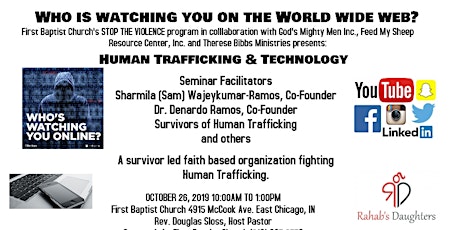 Human Trafficking & Technology *Whose Watching You?* primary image