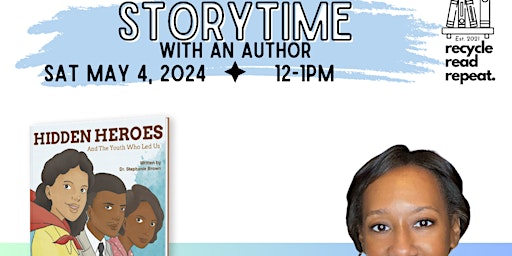 Hauptbild für Story Time with Author Dr Stephanie Brown - Sat May 4 @ 12-1pm
