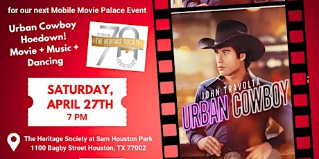 Urban Cowboy Movie Hoe Down by Friends of River Oaks Theatre