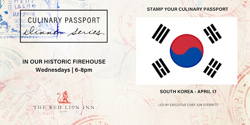 Image principale de Culinary Passport Dinner Series - South Korea