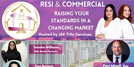 Resi & Commercial Raising your Standards in a changing Market