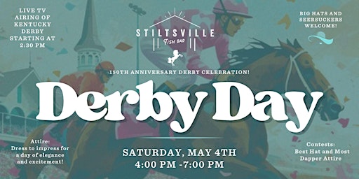 Kentucky Derby Watch Party at Stiltsville Fish Bar primary image