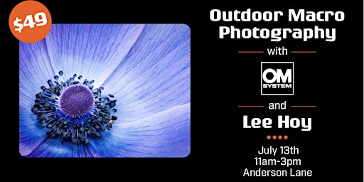 Imagem principal do evento Outdoor Macro Photography with OM System Cameras and Lee Hoy